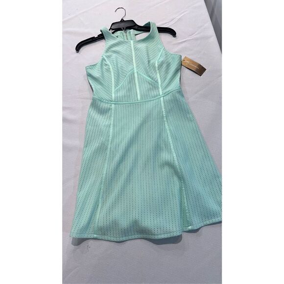 MI AMI EYELET TANK DRESS MINT GREEN WOMENS SZ  S NEW - Picture 6 of 12